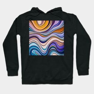 Abstract fluid art Hoodie